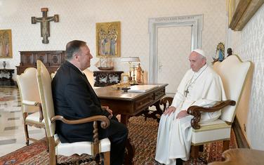 Pompeo i papa Franjo