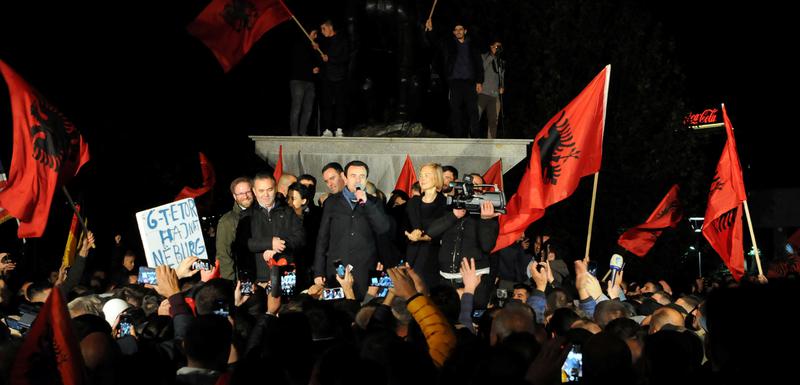 Sa sinoćnjeg skupa Samoopredjeljenja