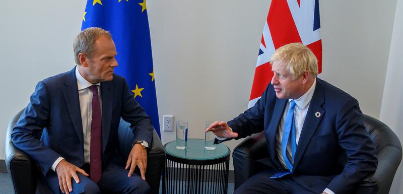 Tusk i Džonson krajem septembra