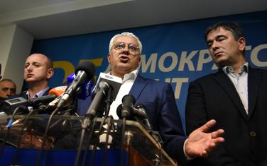 Lideri DF Milan Knežević, Andrija Mandić, Nebojša Medojević