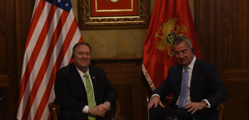 Pompeo i Đukanović