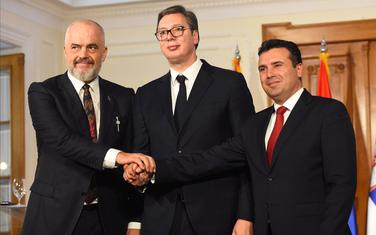 Edi Rama, Aleksandar Vučić i Zoran Zaev