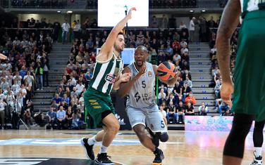 Šarl Kaudi (Asvel) na meču sa Panatinaikosom