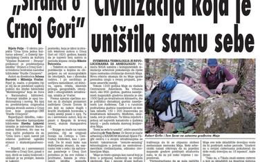Vijesti, 12. oktobar 2009. godine
