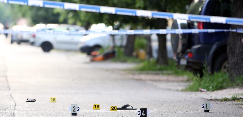 Sa uviđaja nakon ubistva Milića