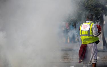 Sa jednog od ranijih protesta "Žutih prsluka"