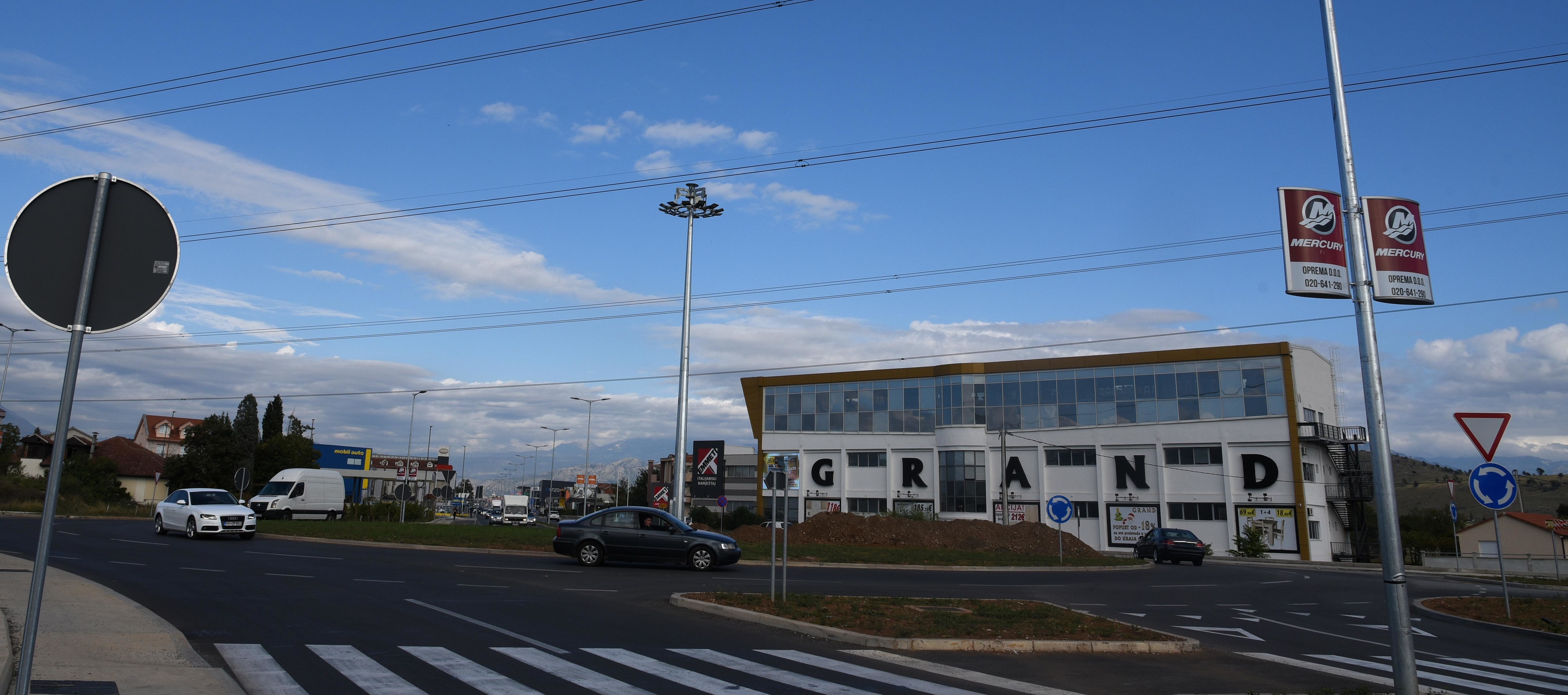 Jedan od kružnih tokova u Podgorici