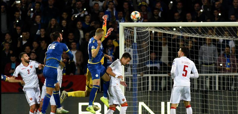 Rahmani postiže gol za Kosovo