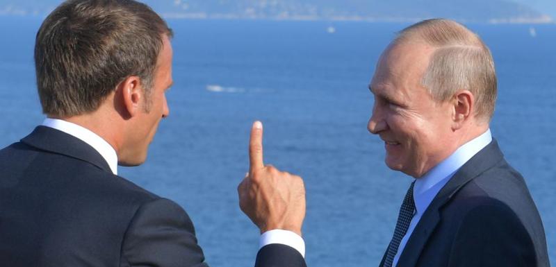 Makron i Putin