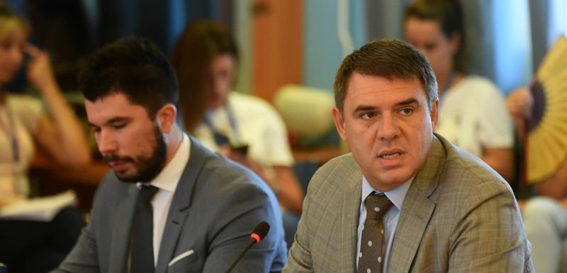Aleksandar Drljević sa kolegama nedavno pred Odborom za evropske integracije