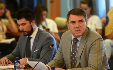 Aleksandar Drljević sa kolegama nedavno pred Odborom za evropske integracije