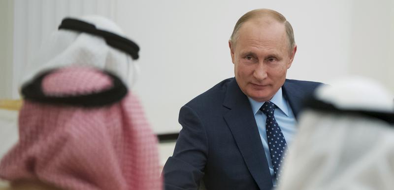 Putin u Abu Dabiju u junu 2018. godine
