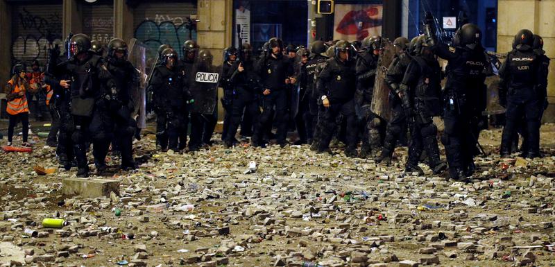 Policija na ulicama Barselone