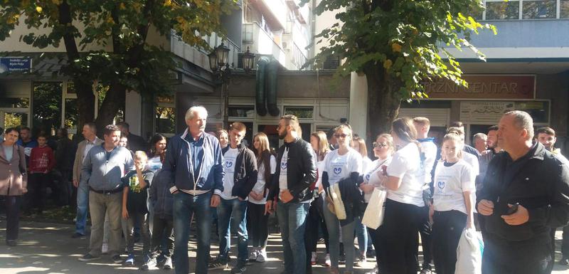 Sa protesta u Bijelom Polju