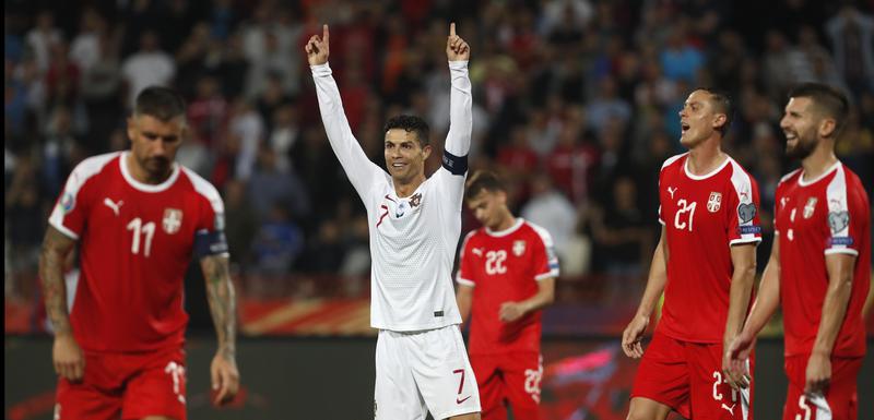 Sa utakmice Srbija - Portugal