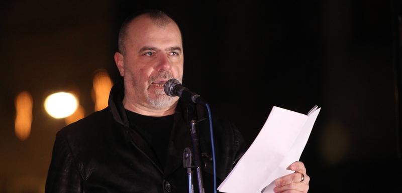 Kojo na jednom od protesta