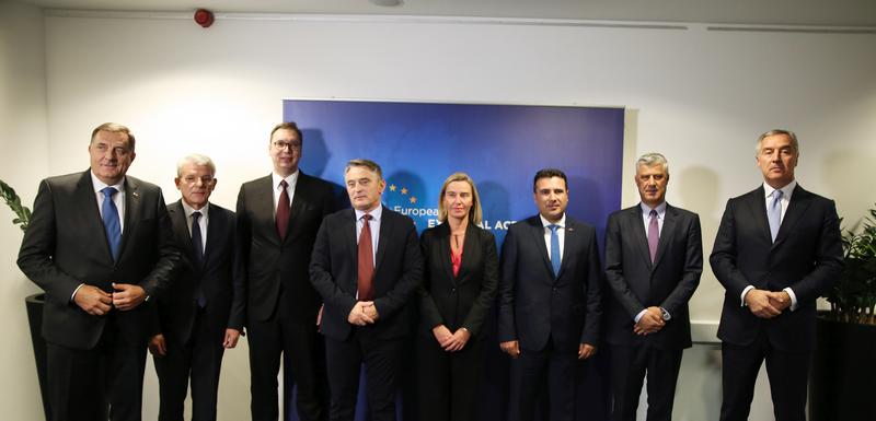 Učesnici radne večere u Briselu