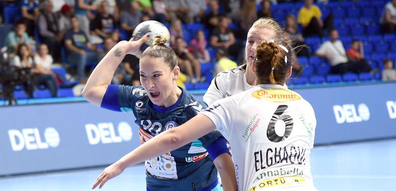 Milena Raičević na prvom meču sa Ramniku Vlčeom