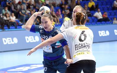 Milena Raičević na prvom meču sa Ramniku Vlčeom
