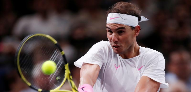 Rafael Nadal na meču sa Stanislasom Vavrinkom