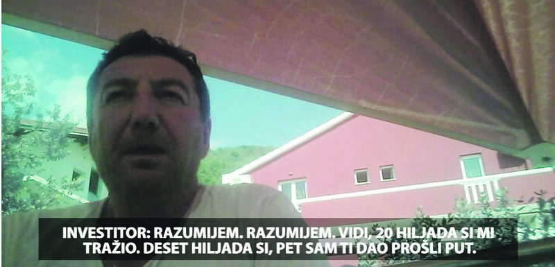 Detalj snimka objavljenog u emisiji Načisto