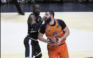 Bojan Dubljević na meču sa Asvelom