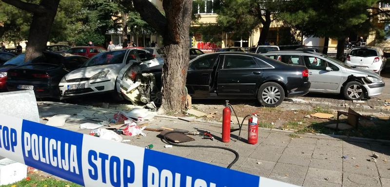 Uviđaj nakon pucnjave u Baru, juče