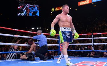 Kanelo Alvares u ringu, Kovalev na koljenima