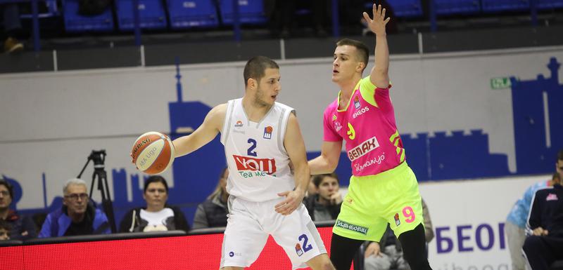 Nikola Ivanović na meču sa Megom