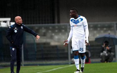 Baloteli i trener Korini
