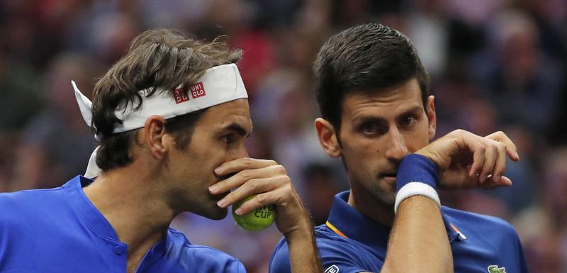 Zajedno u grupi "Bjern Borg": Federer i Đoković