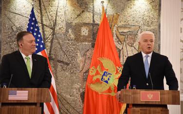 Majk Pompeo i premijer Crne Gore Duško Marković