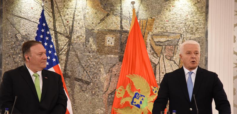 Majk Pompeo i premijer Crne Gore Duško Marković