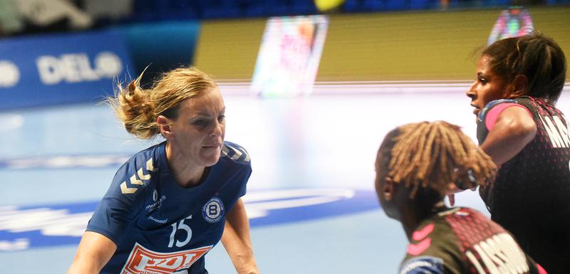 Barbara Lazović na prvoj utakmici sa Brestom
