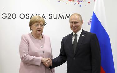 Angela Merkel i Vladimir Putin