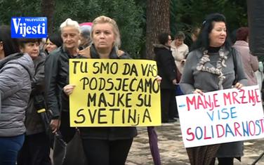 Sa protesta majki