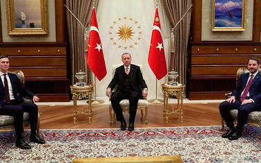 Erdogan na sastanku sa Kušnerom i Albajrakom u Ankari u februaru ove godine