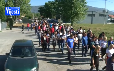 Sa ranijeg protesta u Spužu