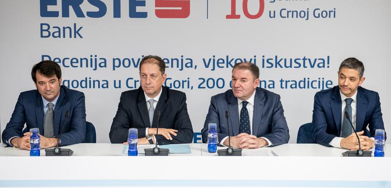 Deset godina u Crnoj Gori: Erste banka