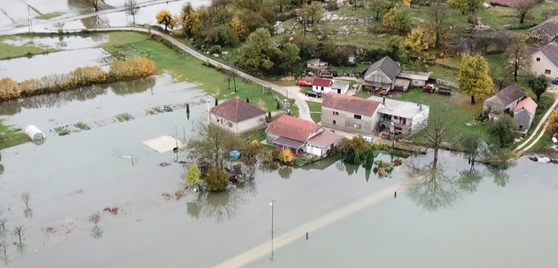 Detalj iz Nikšića tokom prošlonedjeljnih poplava