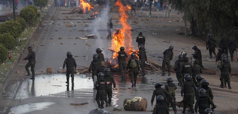 Sa protesta u Boliviji