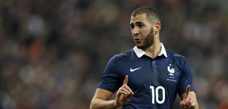 Benzema u dresu Francuske