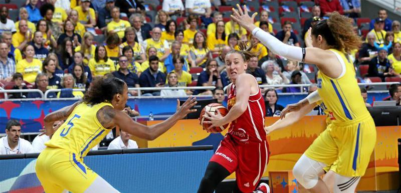 Jelena Vučetić na meču sa Švedskom