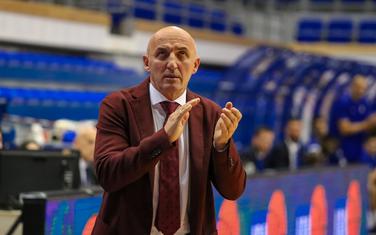Mihailo Pavićević na večerašnjoj utakmici