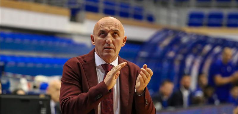 Mihailo Pavićević na večerašnjoj utakmici