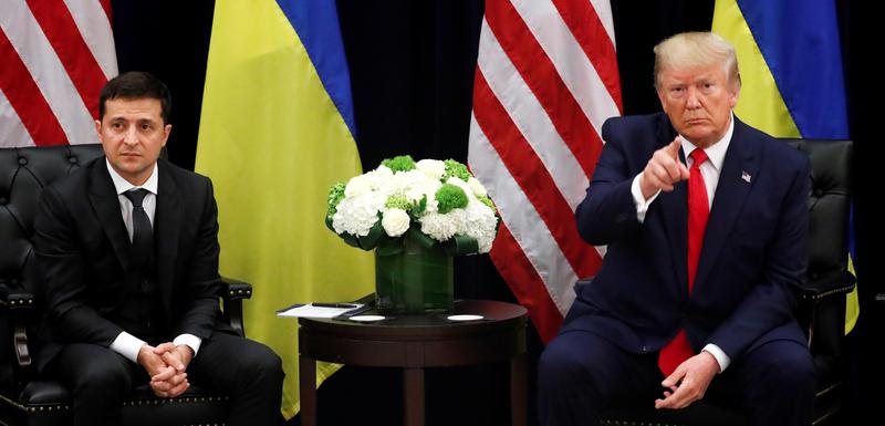 Volodimir Zelenski, Donald Tramp