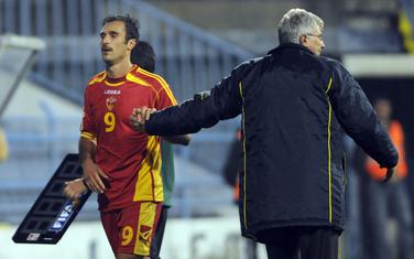 Mirko Vučinić i Zoran Filipović na meču sa Bjelorusima 2009.
