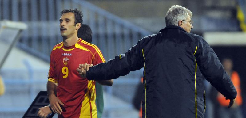 Mirko Vučinić i Zoran Filipović na meču sa Bjelorusima 2009.