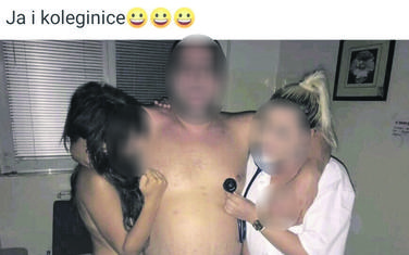 Fotografija iz bolnice objavljena na Fejsbuk