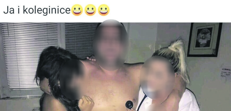 Fotografija iz bolnice objavljena na Fejsbuk